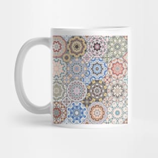 Octagonal Oriental and ethnic motifs in patterns. Mug